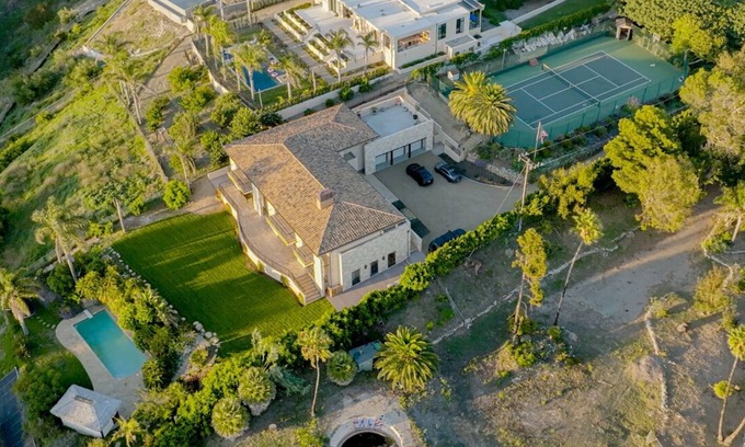 Western Malibu Casa | New Malibu Estate ~ Recording Studio, Tennis, Pool