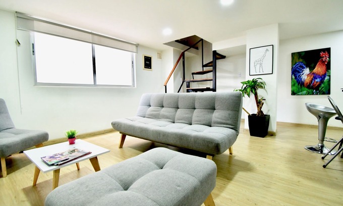 Bogota Apartamento | ¡NUEVO! DUPLEX MODERNO Y LUMINOSO 2 CAMAS / CHAPINERO