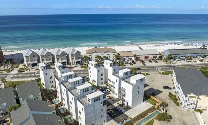 West Panama City Beach Villa | New~Ocean Views + Steps2Beach + Plunge Pool