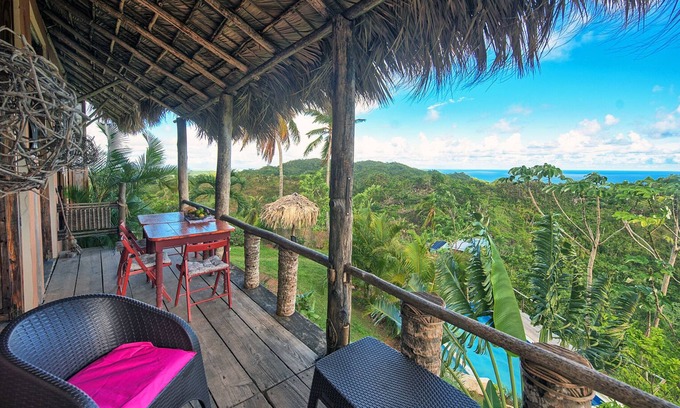 El Limon Villa | ¡Nuevo! Vista panorámica del océano / Mnt- PISCINA- 4 min a la playa- 7+ ngts Paseos a caballo gratuitos