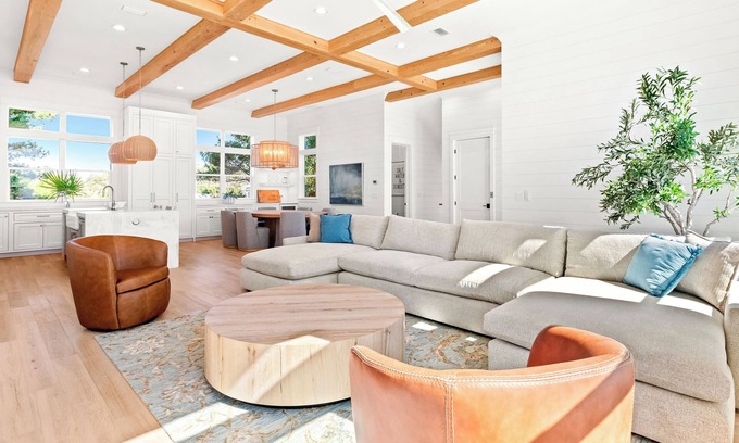 Inlet Beach Casa | NEW Pet Friendly Home with Gulf Views, Bikes, Elevator, and More. Must See!