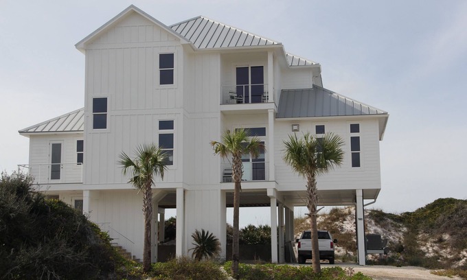 Port St. Joe Casa | Impresionante casa frente al golfo / playa, admite perros