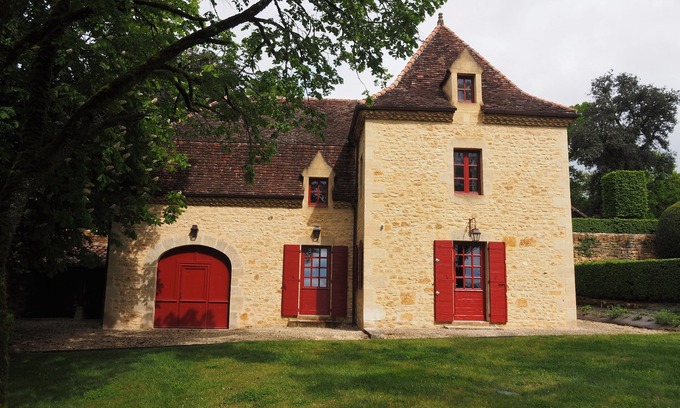 Carlux Casa | Nuevo Proche Sarlat - Hermosa casa de piedra en el parque señorial del siglo XV con piscina