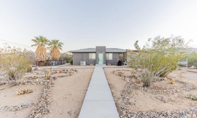 Twentynine Palms Casa | NEW PROPERTY! The Cactus Villas at Joshua Tree National Park - Pool, Hot Tub, Outdoor Shower, Fire Pit
