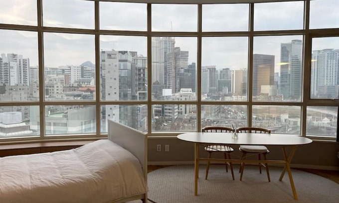 Cheongpa-dong Apartamento | [New!] Seoul Stn 3min Panorama Duplex