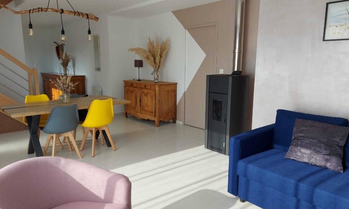 Saint-Jean-de-la-Riviere Casa | New, single-storey Océane gite for up to 6 people, 450m from the beach