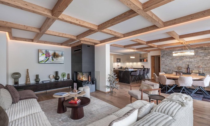 Courchevel Apartamento | Nuevo apartamento a pie de pistas con acceso directo en Courchevel 1850