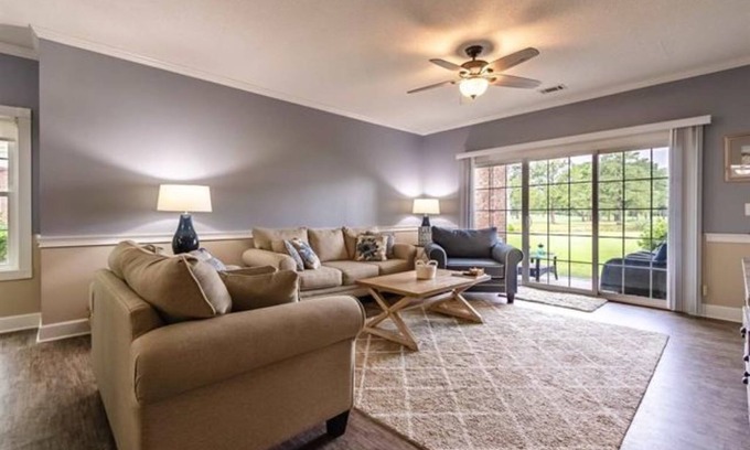 Central Myrtle Beach Casa | New! Tee by the Sea-Beautiful View on Golf Course!