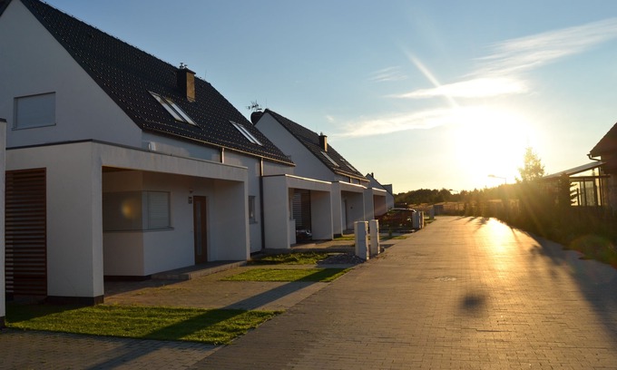 Trzesacz Casa | New vacation home with large garden, fireplace, comfort, family vacation, dog, pool