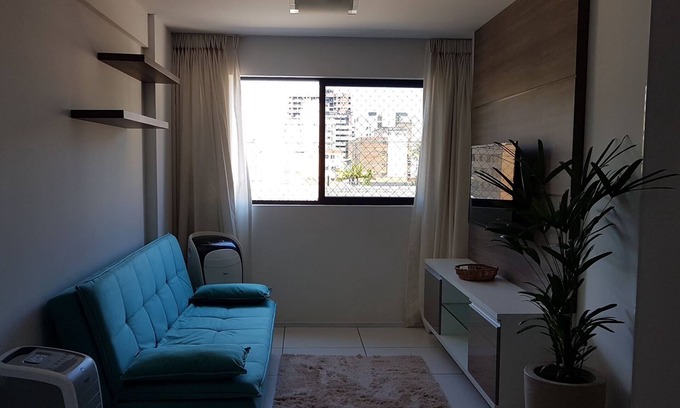 Ponta Verde Apartamento | NUEVO, WiFi, completo, bien ubicado y cerca. ¡la playa!