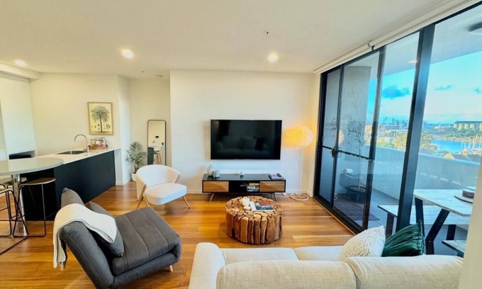 Wickham Apartamento | Newcastle Harbour View, 2 Bed, 2 Bath, Free Parking