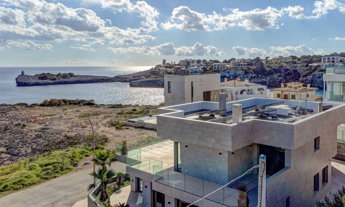 Porto Cristo Chalet De Esquí | Villa de lujo de nueva construcción con vistas al mar en Porto Cristo