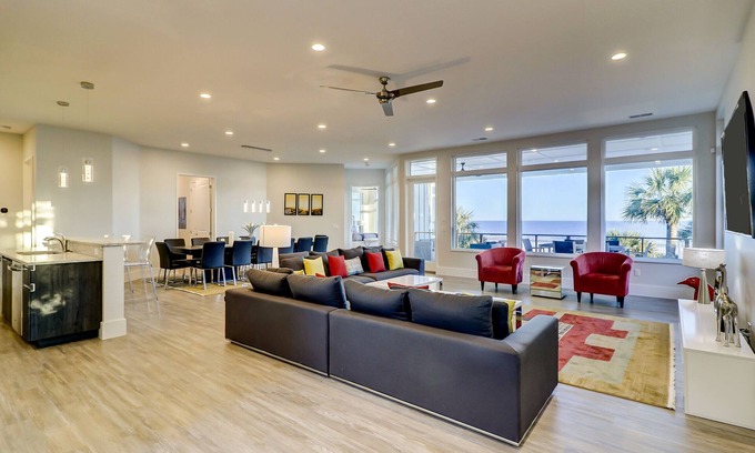 North Forest Beach Casa | Newly Built 7-bedroom Oceanfront Stunner with private pool.