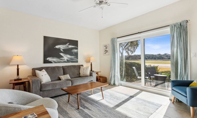 Fernandina Beach Casa | NEWLY LISTED! Gorgeous Marsh Views from Spacious Villa!