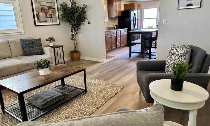 Clear Lake Casa | Newly remodeled 3 bedroom home. Steps from the legendary Surf Ballroom Sleeps 8!