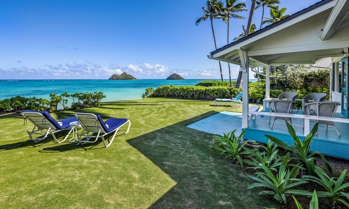 Lanikai Casa | ¡Ahora con aire acondicionado y el mejor acceso a la playa de arena de Lanikai!