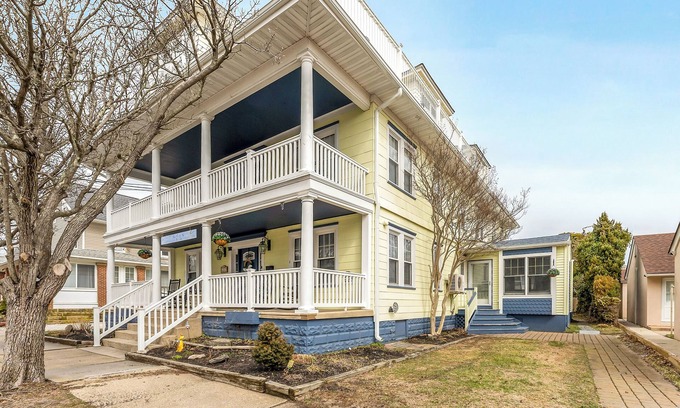 Wildwood Crest Apartamento | Newly remodeled Crocus by the Sea Side Cottage close to everything & first floor