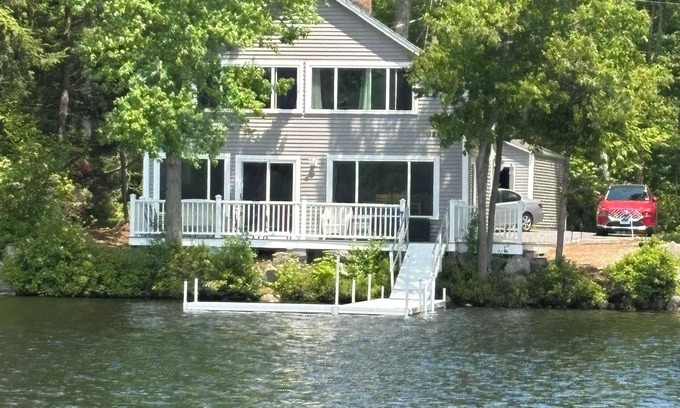 Fitzwilliam Casa | Newly renovated lake front home with dock and sunset views of Laurel Lake