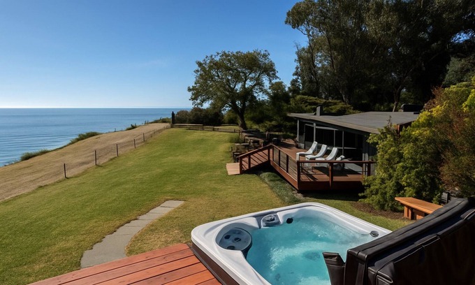 Bolinas Casa | Espectacular frente al mar con vistas panorámicas incomparables de olas rompientes