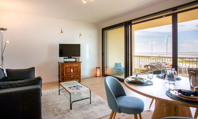 Saint-Brevin-l'Ocean Apartamento | Acogedor apartamento para 3 personas con WIFI, TV, balcón, mascotas permitida y aparcamiento