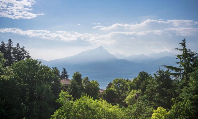 San Zeno di Montagna Apartamento | Bonito apartamento para 4 pers. en San Zeno di Montagna en el lago de Garda con vistas al lago