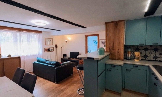 Frutigen Apartamento | Acogedor apartamento para 4 personas con TV
