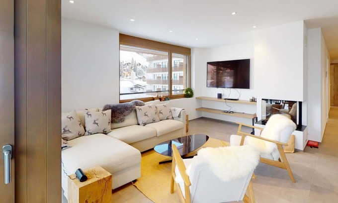 Churwalden Apartamento | Bonito apartamento para 5 personas con TV, balcón y aparcamiento