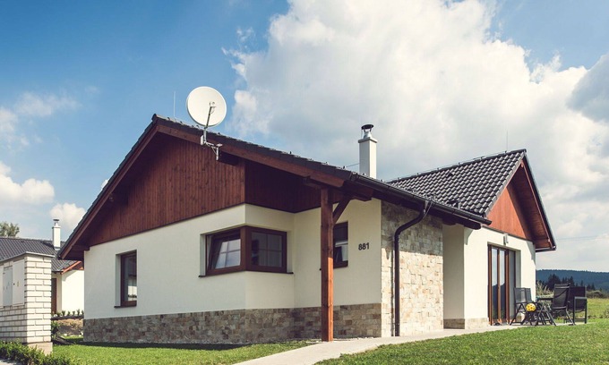 Lipno nad Vltavou Casa | Acogedor apartamento en villa con WIFI, TV, terraza, mascotas permitida y aparcamiento