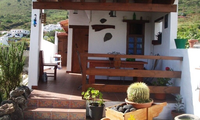 Tigaday Cabaña | Bonita casa rural con terraza, vistas al mar y montañas