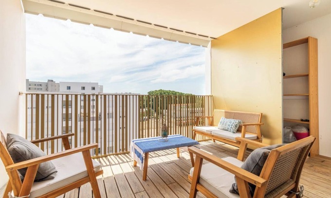 Saint Michel Apartamento | Nice T2 with a large furnished balcony in Toulouse
