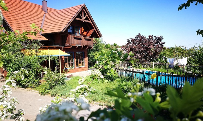 Feldkirchen an der Donau Casa | Sentirse bien casa de madera con sauna y piscina cerca de Linz