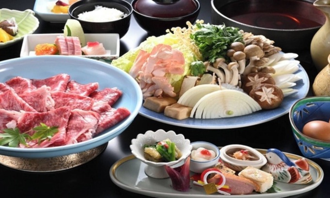 Kusatsu Onsen Hotel | No smokingNakayashiki 10 or 8 tatami mats 2 meals included Sukiyaki Kaiseki/Agatsuma Gunma