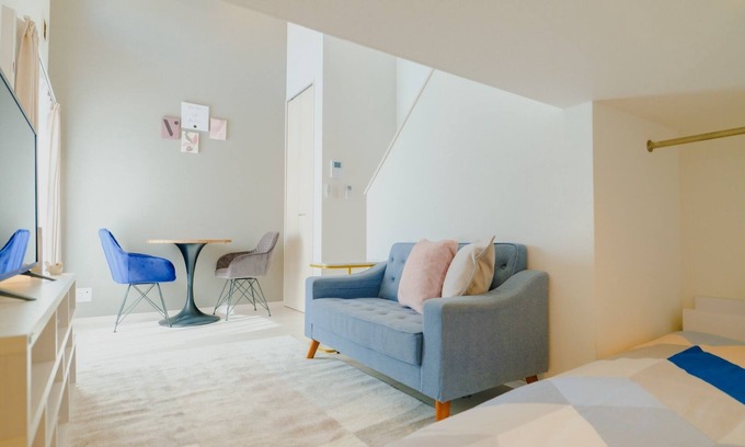 Nishi Ward Apartamento | No103Near Kumamoto StationChildren OK Sofa semidouble bed x 2 TV with video app / Kumamoto Kumamoto