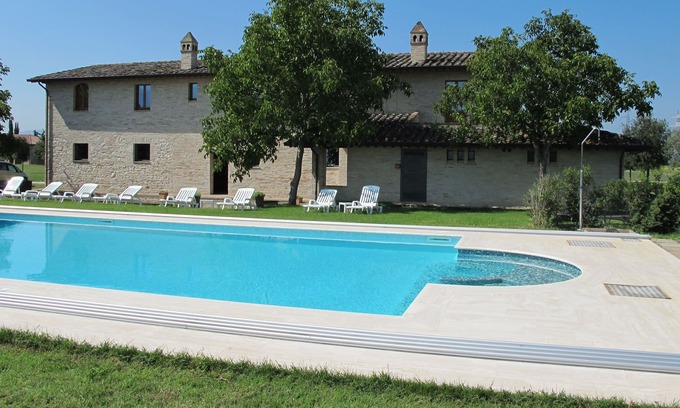 Santa Maria degli Angeli Casa | Villa noble en una finca de 70 hectáreas con una hermosa vista de Asís.