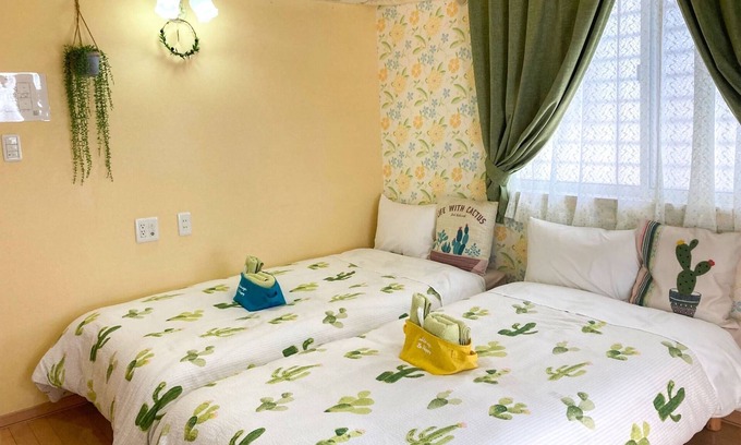 Yonabaru Apartamento | Nonsmoking Twin cactus room 201 / Shimajiri-gun Okinawa