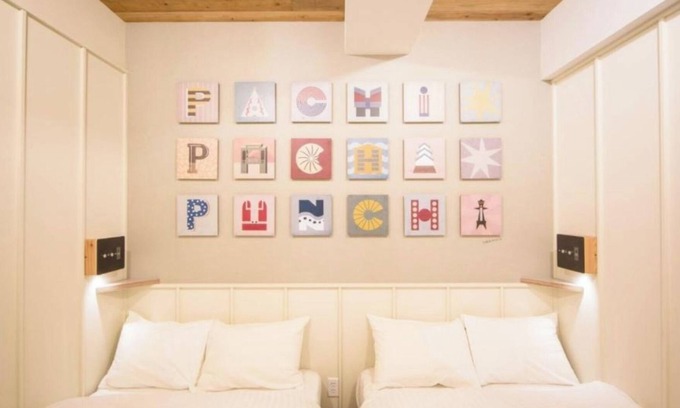 Sennichimae Hotel | Nonsmoking Twin room Stay without meals Simpl / Osaka Ōsaka