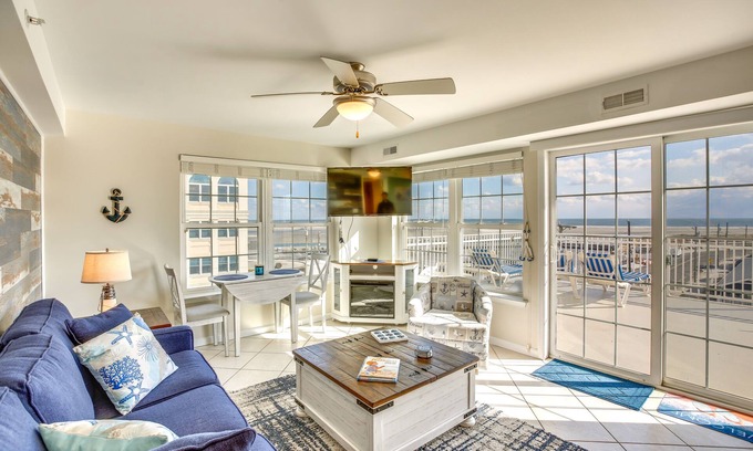 North Wildwood Condominio | North Wildwood Condo - Beach Across Street!