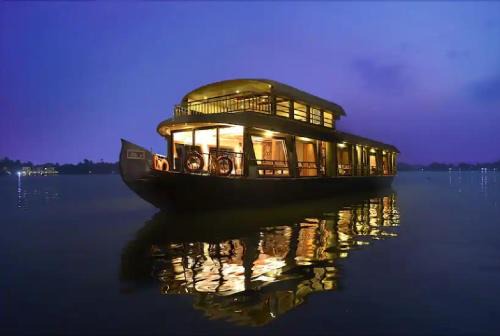 Alappuzha Alquiler De Eote | Northstar 4 Bedroom Ac Private Houseboat With All Meals