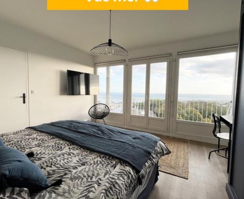 Rive Droite Apartamento | Nouveau! Appartement vue mer 180° et place parking