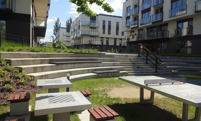 Krzyki Apartamento | Apartamento moderno junto al río, cerca del bosque y al mismo tiempo muy cerca del centro de la ciudad.