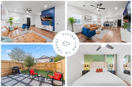 Southeast Houston Casa | NRG MedCenter Luxe 4BD Home w FencedYard WasherDryer Pet Friendly