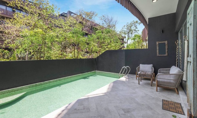 Playa Paraiso Apartamento | Nuevo!, 2 hab, alberca privada, pasos del mar.