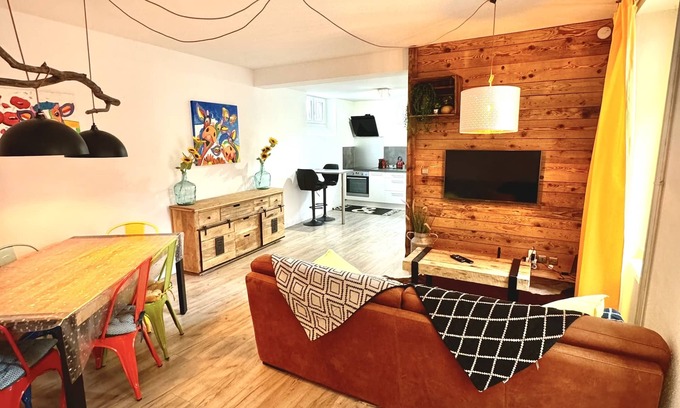 Munster Apartamento | O'42 - 2-room apartment in the center of Munster, 15 minutes from the hiking trails