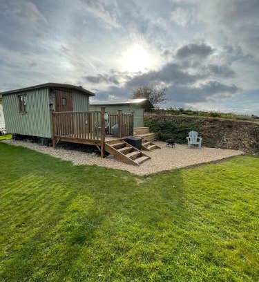 Great Fryup Dale Chalet De Esquí | Oakley View Shepherds Hut with hot tub