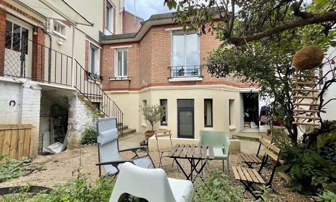 Malakoff Apartamento | Oasis de Sérénité à Pom'Cannelle : Apartment with garden in Malakoff