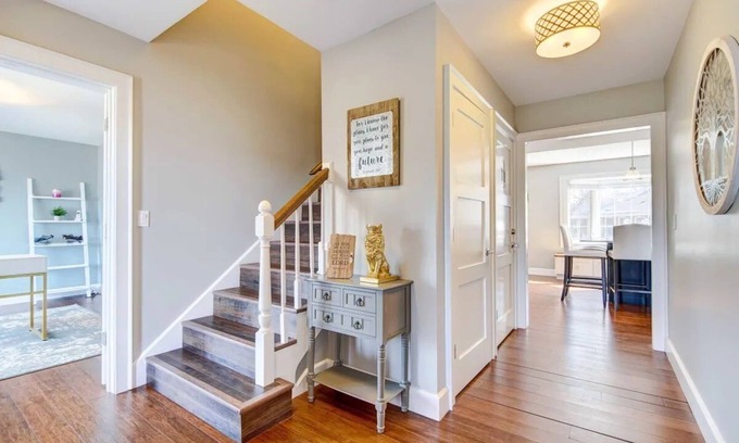 Prospect Heights Casa | Oasis Near the City - Lakefront Home on a Quiet Cul-de-sac