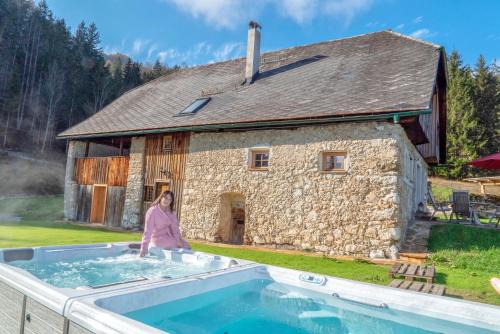 Eisenkappel-Vellach Chalet De Esquí | Obiralmhütte Mosgan