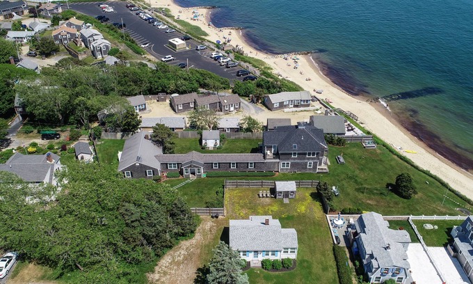 Dennis Port Casa | Ocean front Family Compound with a 200-foot private beach, on Nantucket Sound
