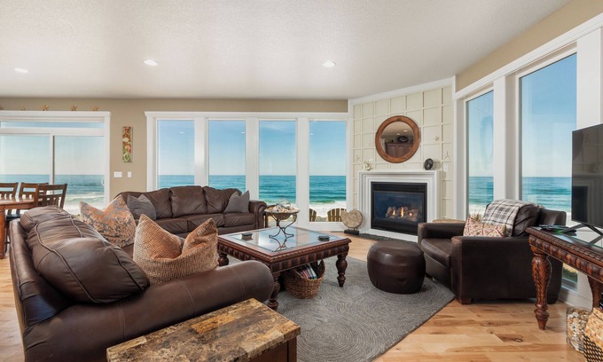 Gleneden Beach Casa | Frente al Mar Casa de lujo