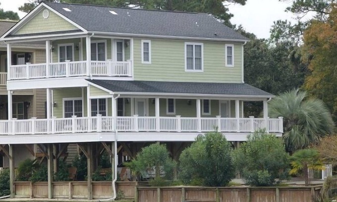 Myrtle Beach Casa | Ocean Lakes: "Hermosa casa frente al lago" (sitio MH-09A) "Reserve 2019 y 2020 ahora"
